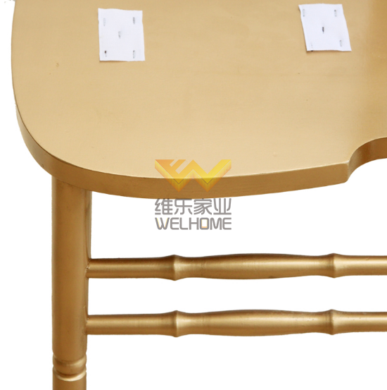Top quality gold wood chateau chair for hire